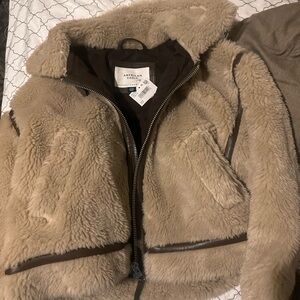 American Rag Beige Sherpa Jacket